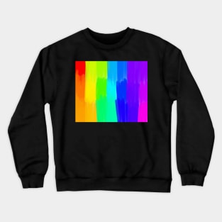 Rainbow pattern Crewneck Sweatshirt